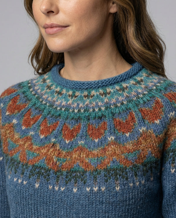 Women's Nordic Fair Isle Knit Sweater