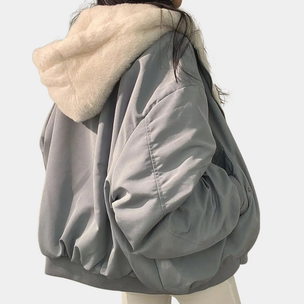 Women's Oversized Long Winter Jacket with Hood