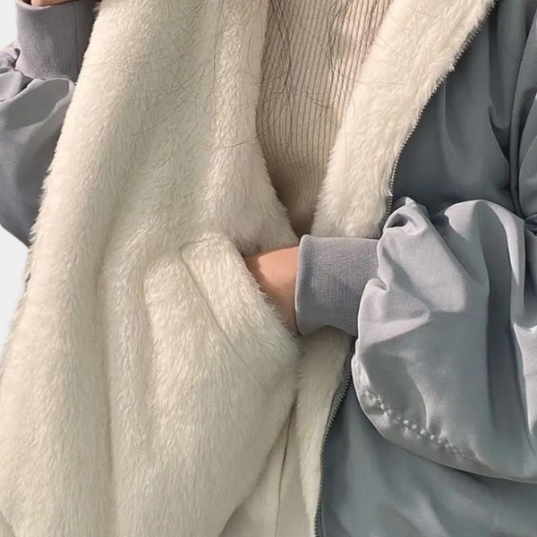 Women's Oversized Long Winter Jacket with Hood