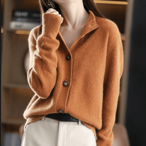 Women's Classic Button Front Knit Cardigan Sweater