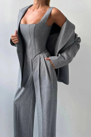 Women’s Elegant Three Piece Blazer Set