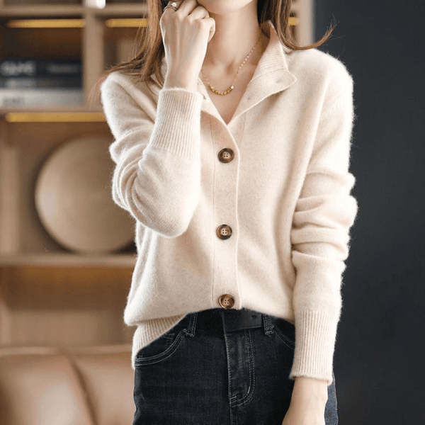 Women's Classic Button Front Knit Cardigan Sweater