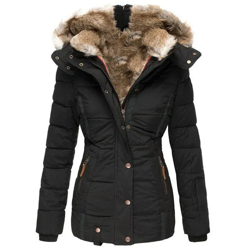 Women’s Faux Fur Hooded Winter Parka
