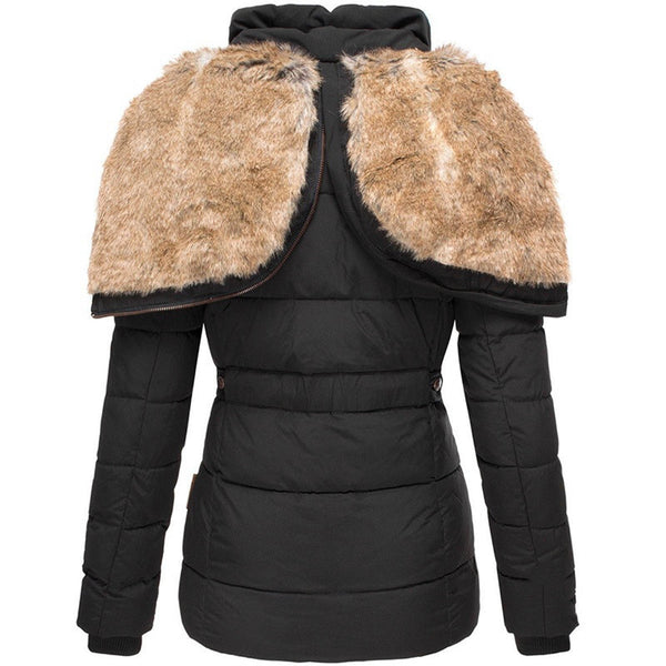 Women’s Faux Fur Hooded Winter Parka