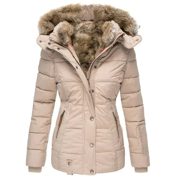 Women’s Faux Fur Hooded Winter Parka