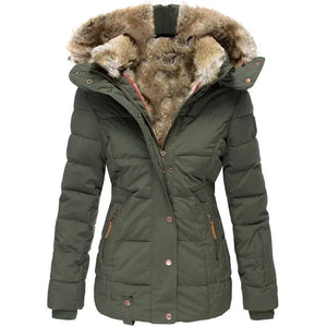 Women’s Faux Fur Hooded Winter Parka