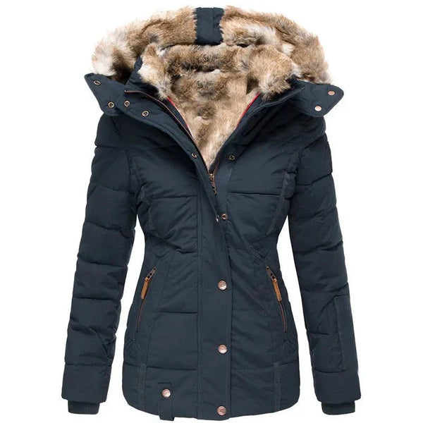 Women’s Faux Fur Hooded Winter Parka