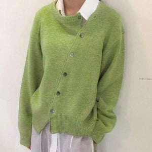 Women’s Relaxed Button Front Cardigan Sweater