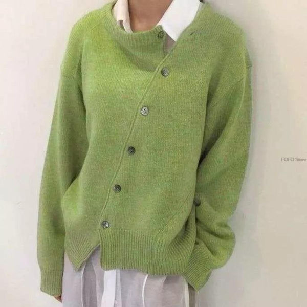 Women’s Relaxed Button Front Cardigan Sweater