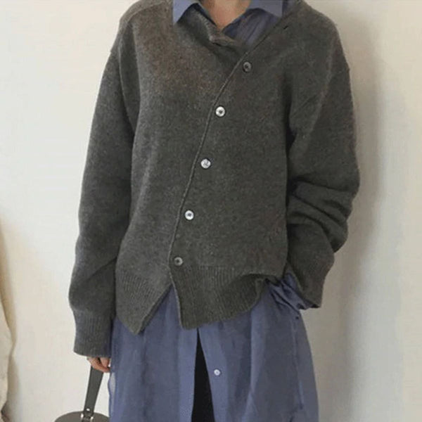 Women’s Relaxed Button Front Cardigan Sweater