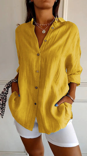 Stylish Women's Summer Button Down Shirt