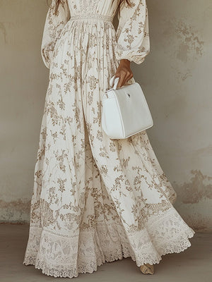 Chic Bohemian Floral Maxi Dress