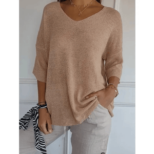 Chic V-neck Blouse - Stylish & Comfortable