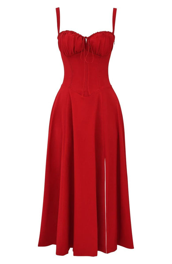 Elegant Waist Dress with Flattering Fit