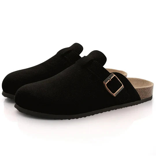 Comfortable Stylish Suede Cork Slippers for Women