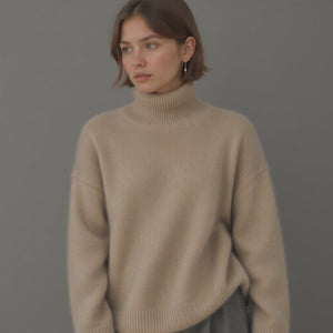 Women’s Cozy Oversized Turtleneck Sweater