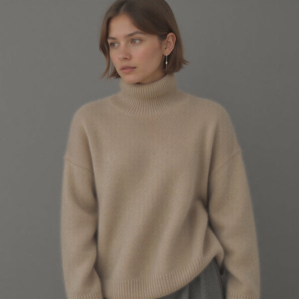 Women’s Cozy Oversized Turtleneck Sweater
