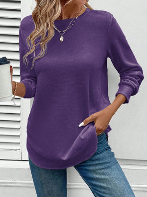 Women's Relaxed Long Sleeve Tunic Top