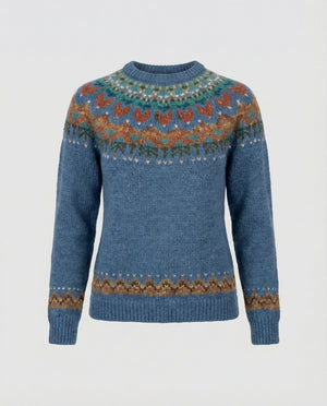 Women's Nordic Fair Isle Knit Sweater