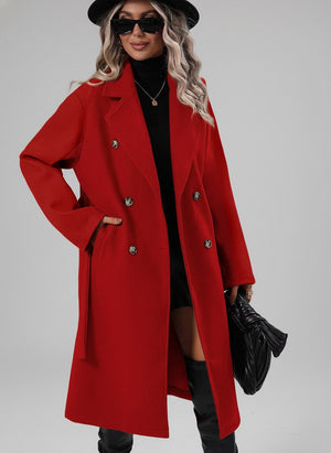 Women’s Classic Double-Breasted Trench Coat