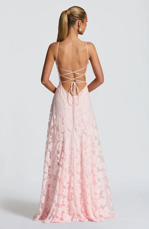 Floral Print Women’s Long Dress Adjustable Spaghetti Straps