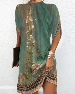 Women’s Loose Fit Draped Mini Dress