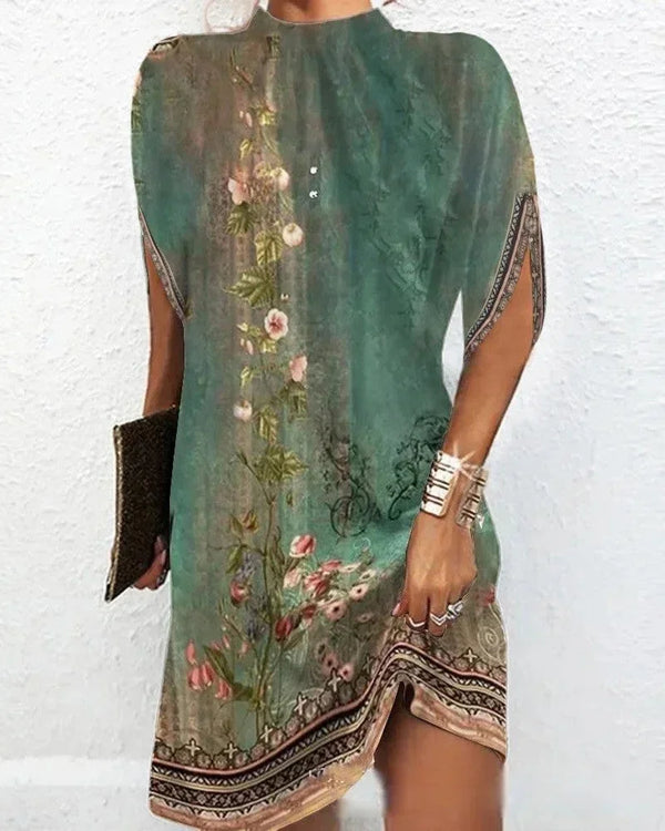 Women’s Loose Fit Draped Mini Dress