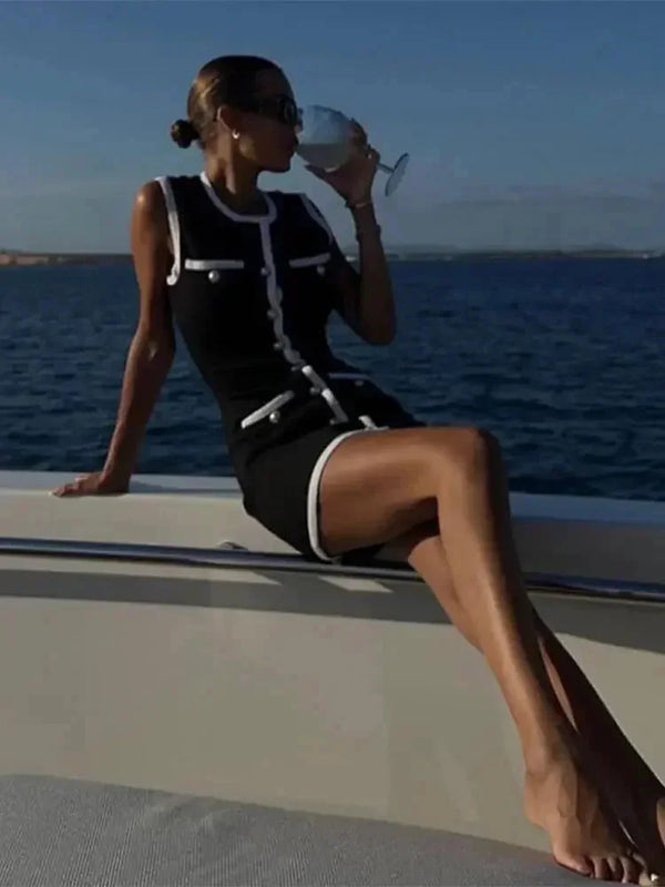 Women’s Chic Bodycon Sleeveless Mini Dress