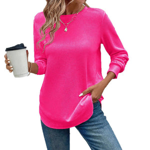 Women's Relaxed Long Sleeve Tunic Top