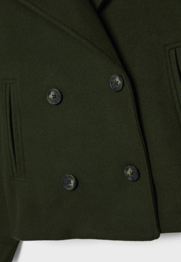 Women’s Structured Double-Breasted Statement Jacket
