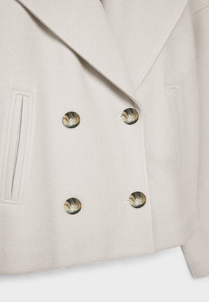 Women’s Structured Double-Breasted Statement Jacket