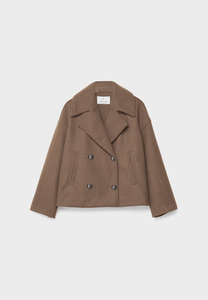 Women’s Cropped Double-Breasted Jacket