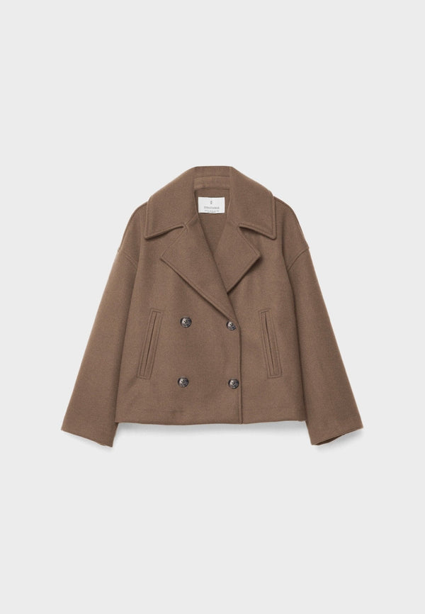 Women’s Structured Double-Breasted Statement Jacket