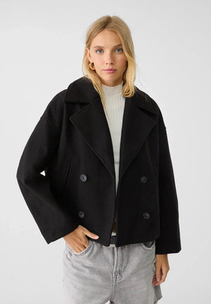 Women’s Structured Double-Breasted Statement Jacket