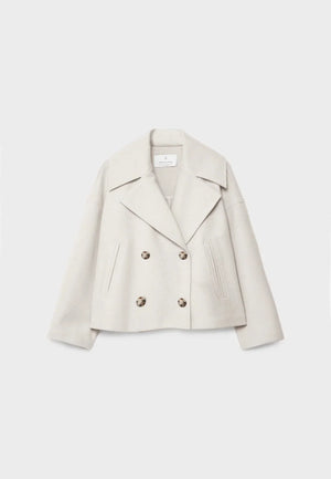 Women’s Structured Double-Breasted Statement Jacket