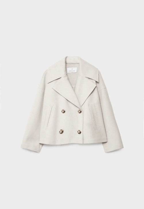 Women’s Structured Double-Breasted Statement Jacket