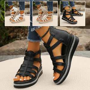 Stylish Rhinestone Wedge Sandals for Women