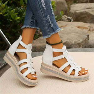 Stylish Rhinestone Wedge Sandals for Women