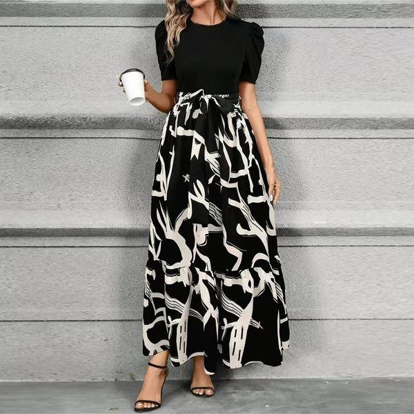 Chic Maxi Dress with Flattering Fit