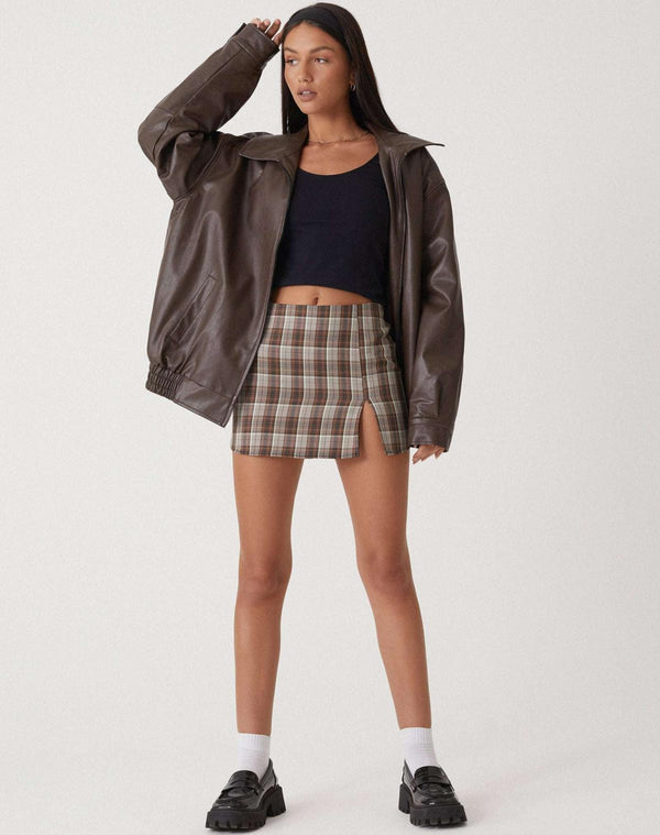 Casual Oversized Zip Front Jacket